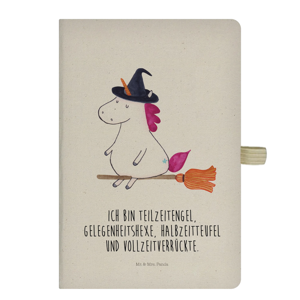 Bawełniany notatnik DIN A4 jednorożec Czarownica Jednorożec, jednorożce, dekoracje jednorożca, jednorożec