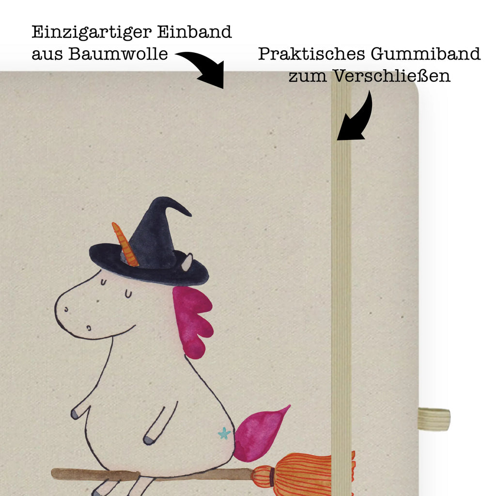 Bawełniany notatnik DIN A4 jednorożec Czarownica Jednorożec, jednorożce, dekoracje jednorożca, jednorożec