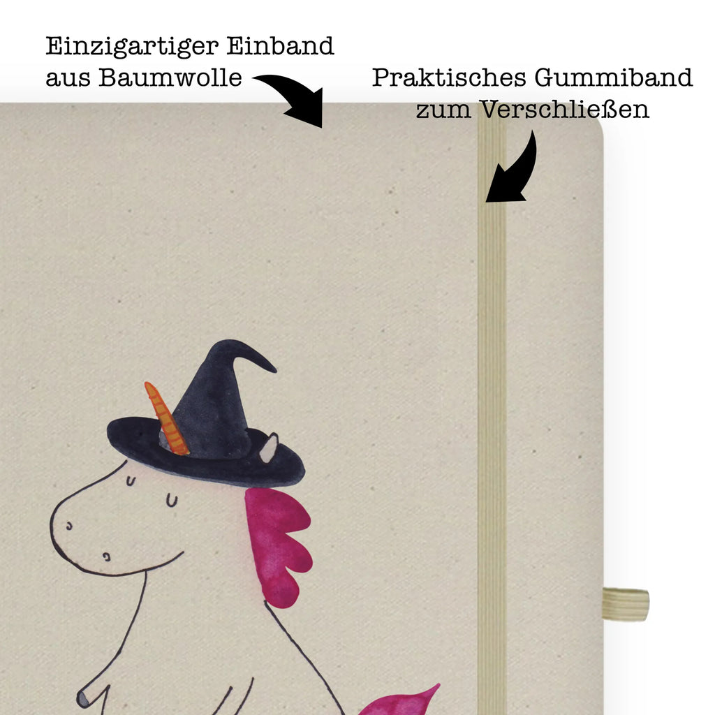 Bawełniany notatnik DIN A4 jednorożec Czarownica Jednorożec, jednorożce, dekoracje jednorożca, jednorożec