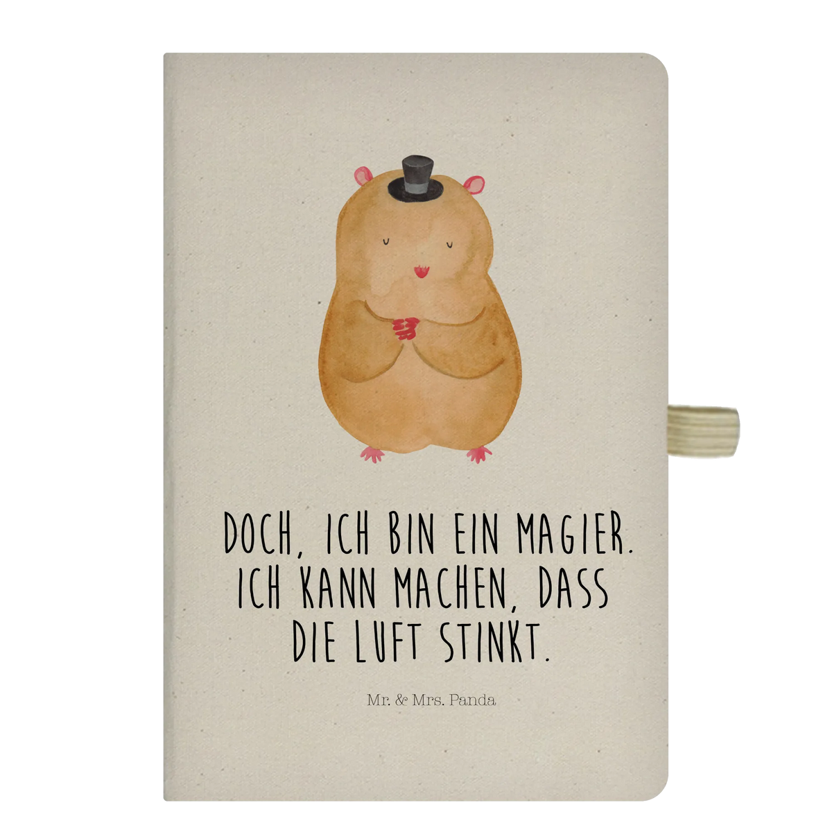 Cotton notebook hamster cap