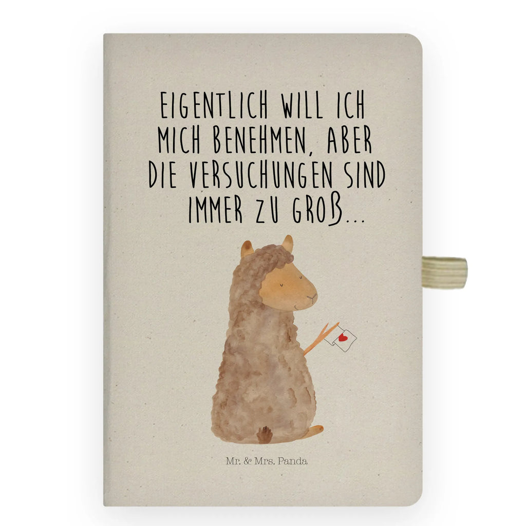 Cotton notebook alpaca banner Notizen, Eintragebuch, Tagebuch, Notizblock, Adressbuch, Journal, Kladde, Skizzenbuch, Notizheft, Schreibbuch, Schreibheft, Alpaka, Lama, Alpakas, Lamas, Liebe
