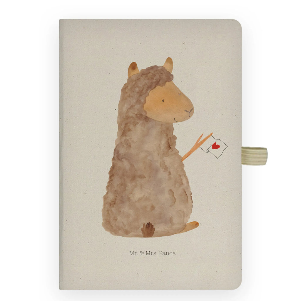 Cotton notebook alpaca banner Notizen, Eintragebuch, Tagebuch, Notizblock, Adressbuch, Journal, Kladde, Skizzenbuch, Notizheft, Schreibbuch, Schreibheft, Alpaka, Lama, Alpakas, Lamas, Liebe