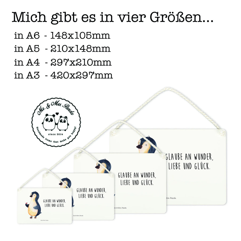 Decorative sign Penguin ladybug wandhänger, dekotafel, dekoration schild, Deko Wandtafel, Wandschild, wandtafel, Türschild Familie, Badschild, Motivschild, Dekoschild, hängeschild, Türschild, holzbild, Deko Schild, Holztafel, dekoschilder, Schild, Spruchschild, sprüche schild, Schild mit Spruch, Küchenschild, Holzschild, Pinguin, Wunder, Glück, Freude, Marienkäfer, Lebensfreude, Liebe, Pinguine