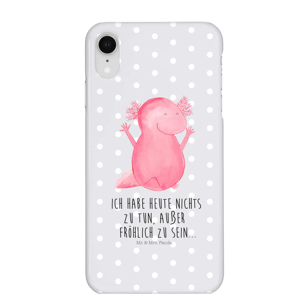 Phone case axolotl Hooray case, mobile phone, Iphone 10, cover, mobile cover, mobile phone case, Iphone X, Axolotl, Axelotl, marine animals, Mexican walking fish, salamander, motivation, fun, joy, amphibian, cheerful, axolotl, tail, axolot, satisfaction