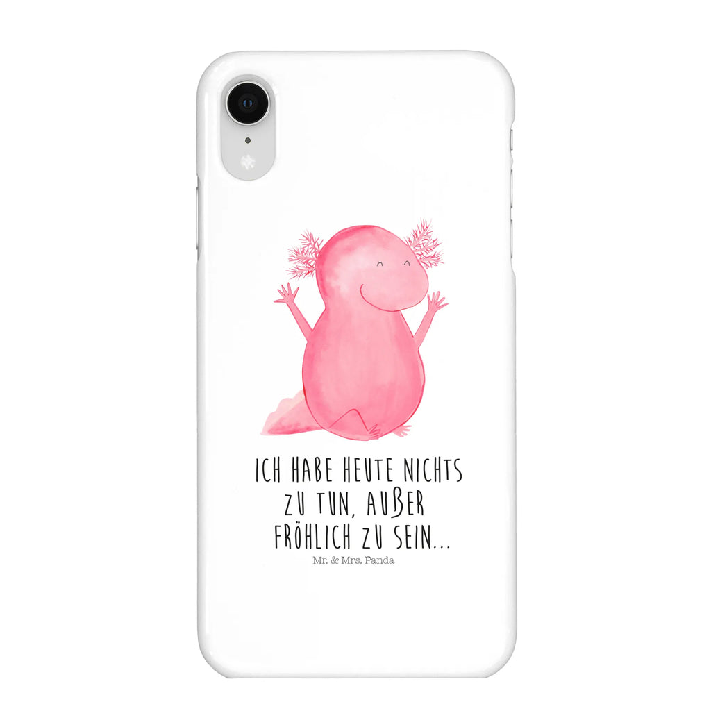 Phone case axolotl Hooray case, mobile phone, Iphone 10, cover, mobile cover, mobile phone case, Iphone X, Axolotl, Axelotl, marine animals, Mexican walking fish, salamander, motivation, fun, joy, amphibian, cheerful, axolotl, tail, axolot, satisfaction