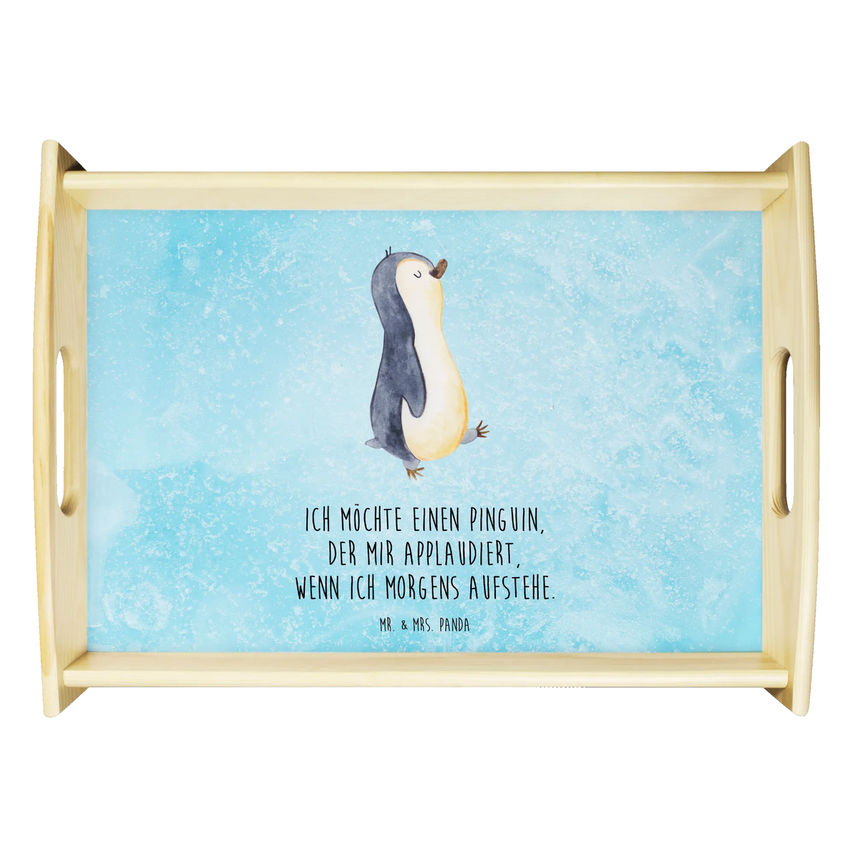 Serviertablett Pinguin marschieren