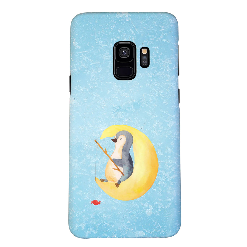Etui na iPhone 10 pingwin księżyc Iphone 10, Handycover, Handy, Handy Case, Cover, Iphone X, Handyhülle, Hülle, Pinguin, Schlafzimmer, Gästezimmer, Pinguine, Einschlafen, schlafen, Schlafstörungen, Nachtruhe, Spruch