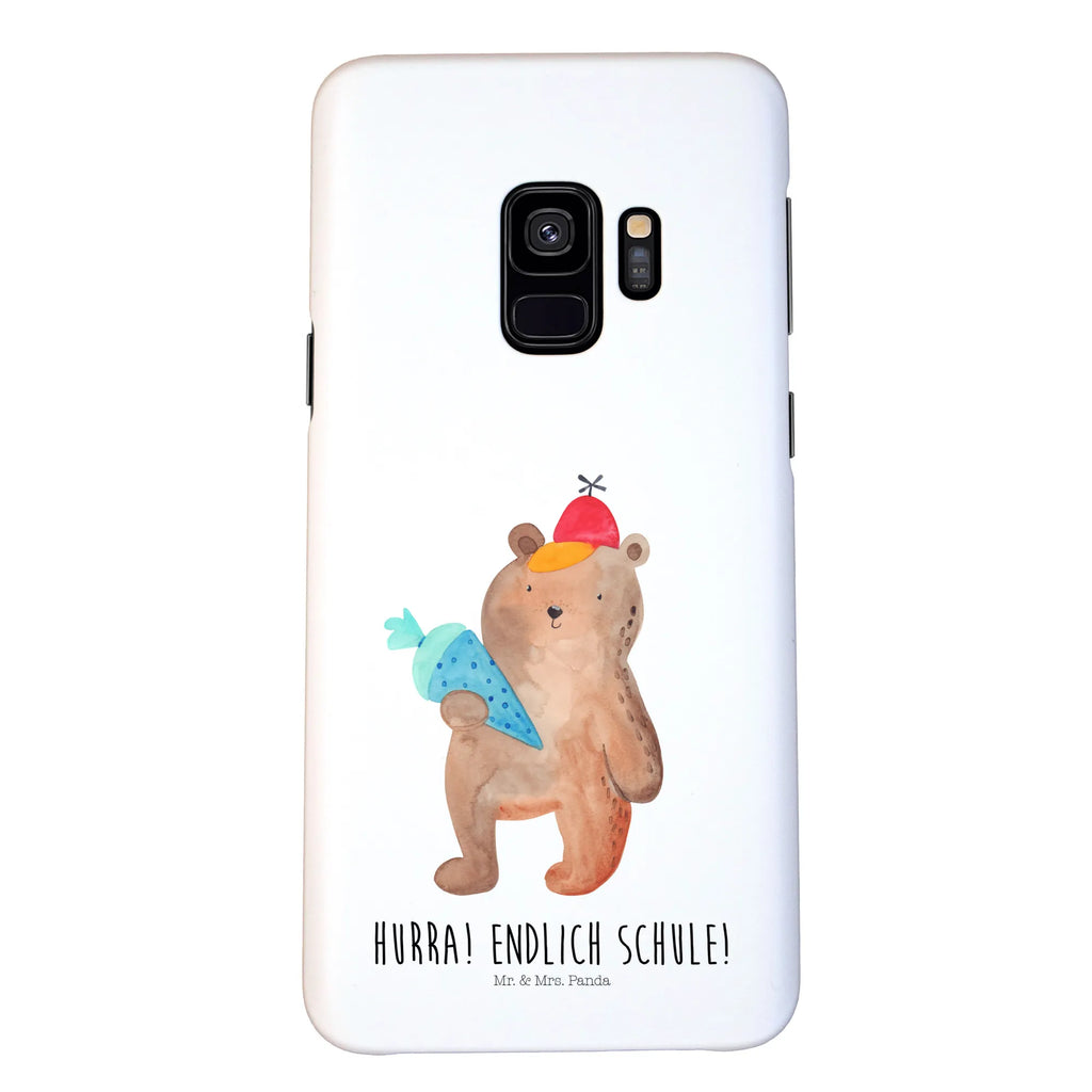 Phone case bear School cone cover, Iphone 10, mobile cover, mobile phone case, Iphone X, case, mobile phone, bear, teddy, teddy bear, cuddly toy, First day of school gift, Bear motif, Starting school, School enrolment gift, School bag, Primary school, School gift