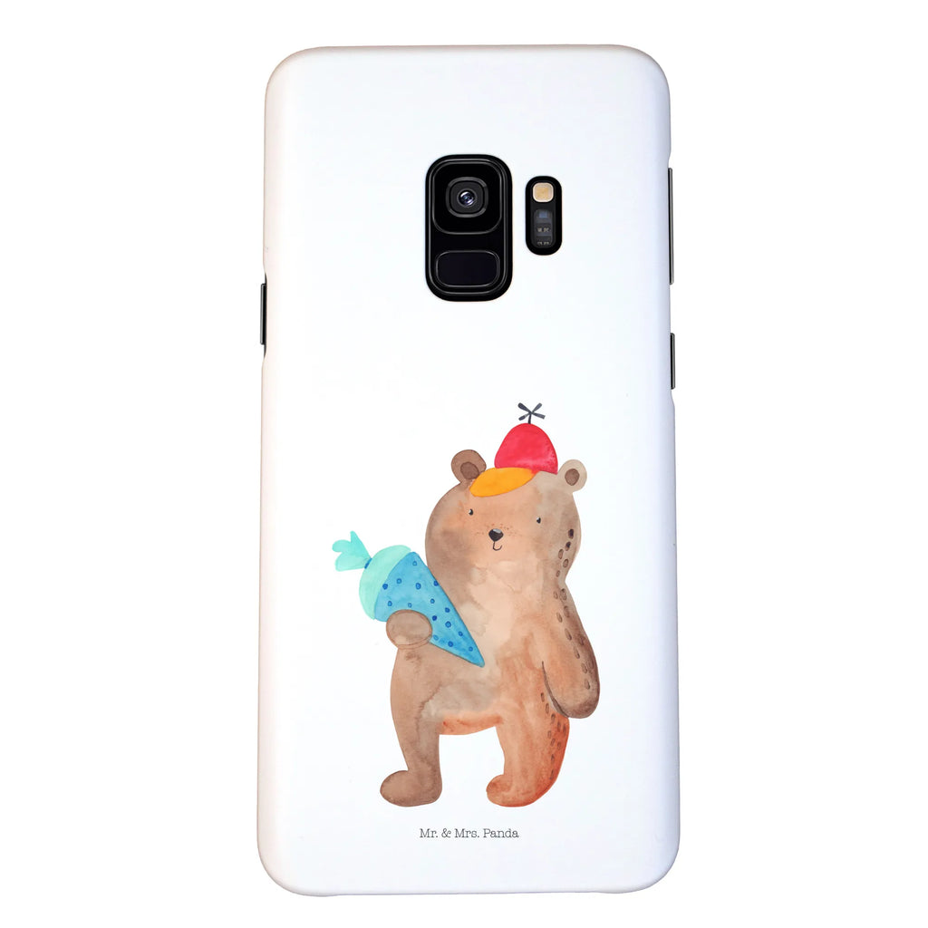 Phone case bear School cone cover, Iphone 10, mobile cover, mobile phone case, Iphone X, case, mobile phone, bear, teddy, teddy bear, cuddly toy, First day of school gift, Bear motif, Starting school, School enrolment gift, School bag, Primary school, School gift