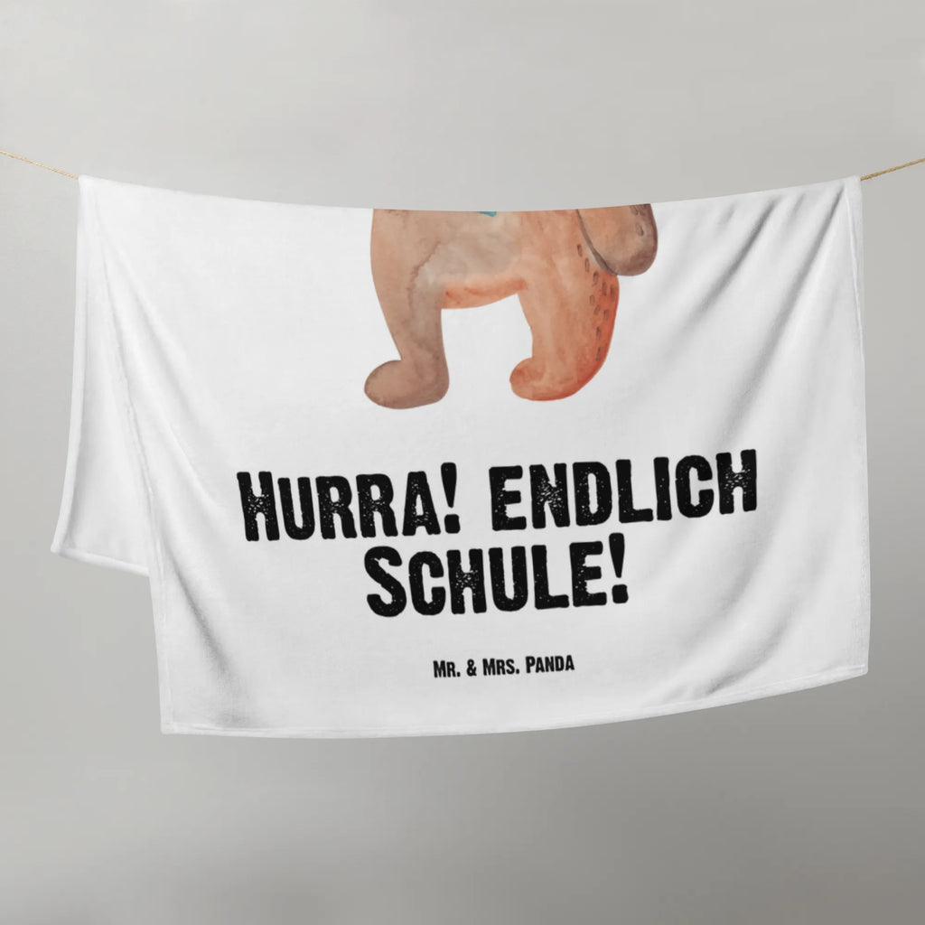 Baby blanket bear School cone bear, teddy, teddy bear, cuddly toy, Bear motif, School gift, Starting school, School enrolment gift, School bag, Primary school, First day of school gift