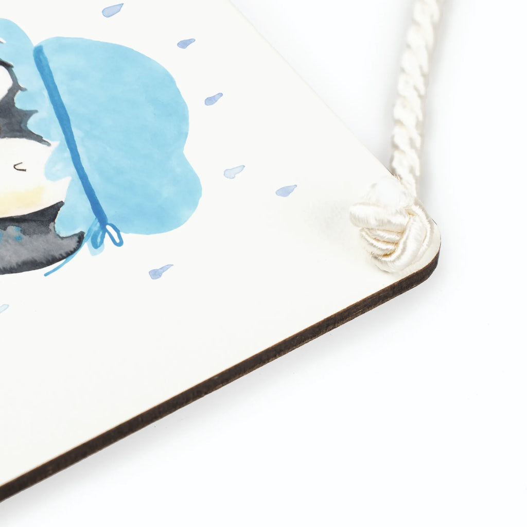 Decorative sign Penguin have a shower Penguin, North Pole, Winter, Penguins, life motto, new beginning, new start, penguins, shower, being happy, motivation