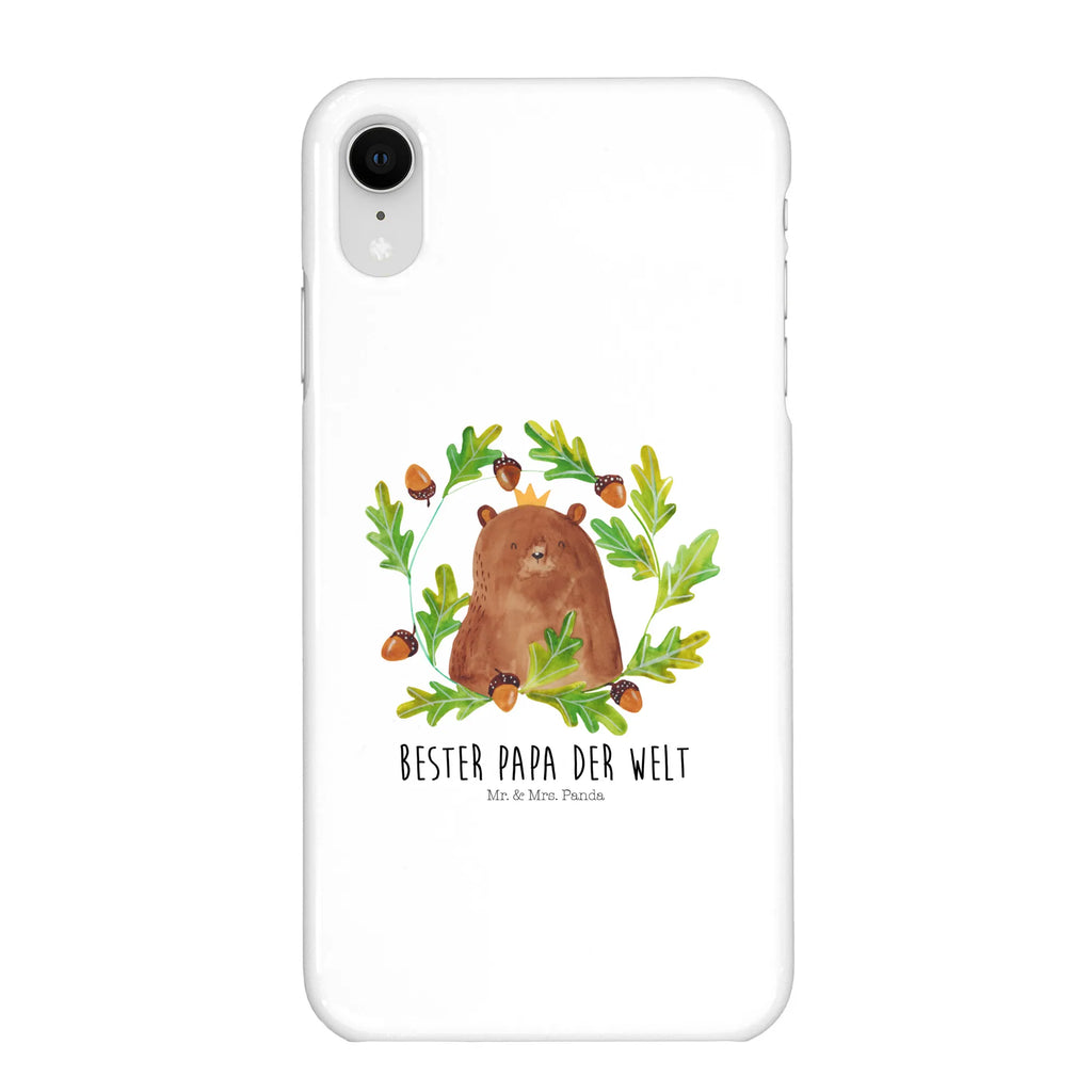 Etui na iPhone 10 Niedźwiedź król Handycover, Iphone 10, Cover, Hülle, Handy, Handyhülle, Handy Case, Iphone X, Bär, Teddy, Teddybär, Vatertag, Vater, Daddy, Weltbester Papa, Bester Papa, Bester Vater, Papa Bär, Dad, Papa, Papi
