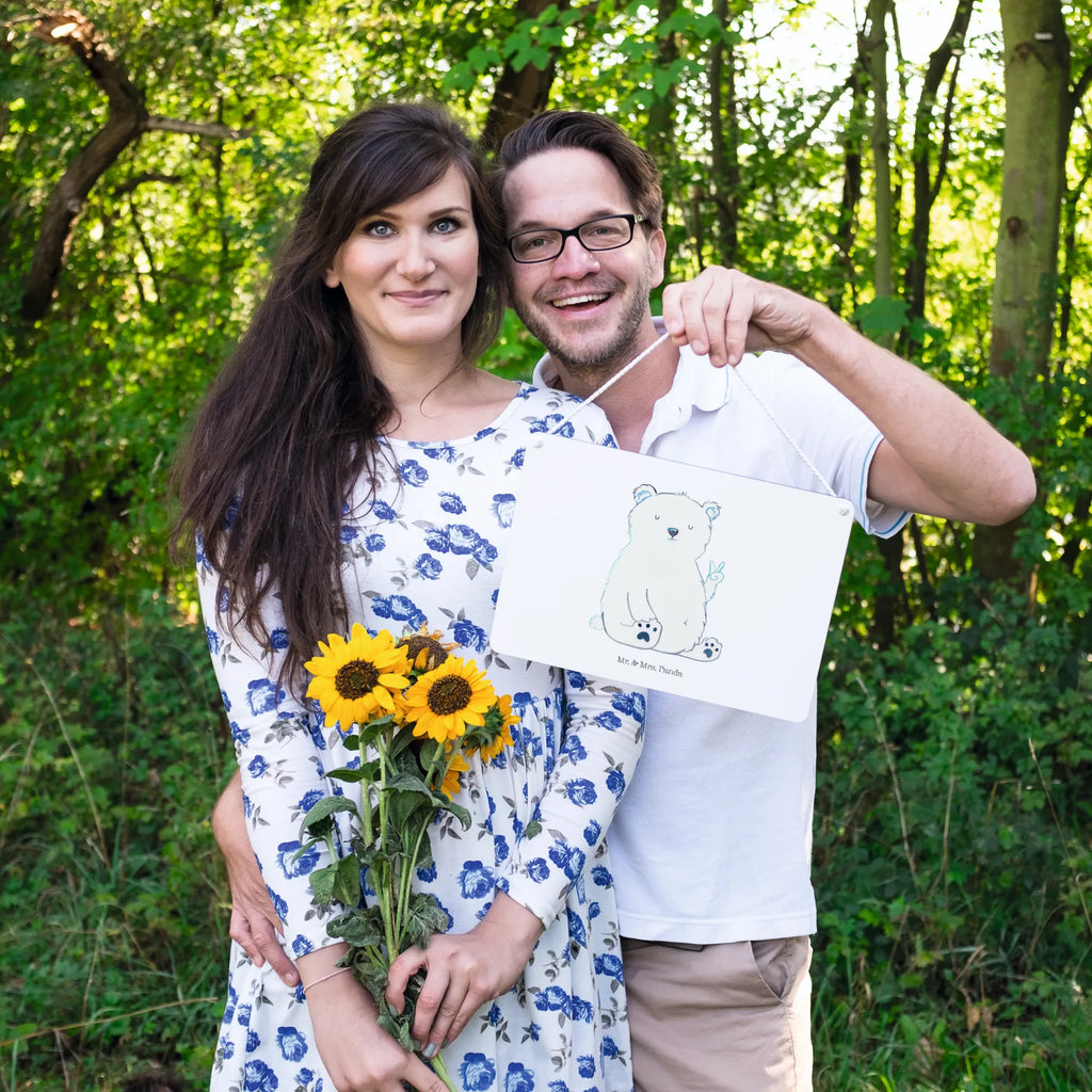 Decorative sign Icebear Lazy bear, teddy, teddy bear, cuddly toy, home office, North Pole, relaxing, Polar bear, office job, lazy, office, workplace, work