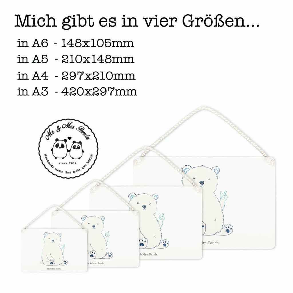 Decorative sign Icebear Lazy bear, teddy, teddy bear, cuddly toy, home office, North Pole, relaxing, Polar bear, office job, lazy, office, workplace, work