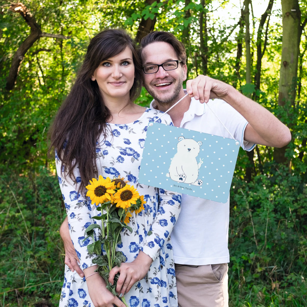 Decorative sign Icebear Lazy bear, teddy, teddy bear, cuddly toy, home office, North Pole, relaxing, Polar bear, office job, lazy, office, workplace, work
