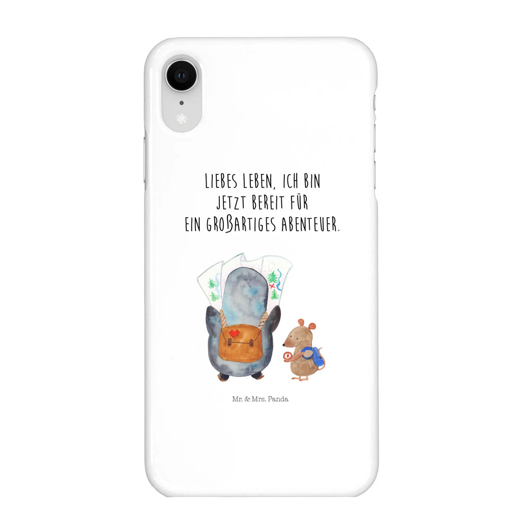 Etui na iPhone 10 Pingwin i Mysz Wędrowcy Pinguin