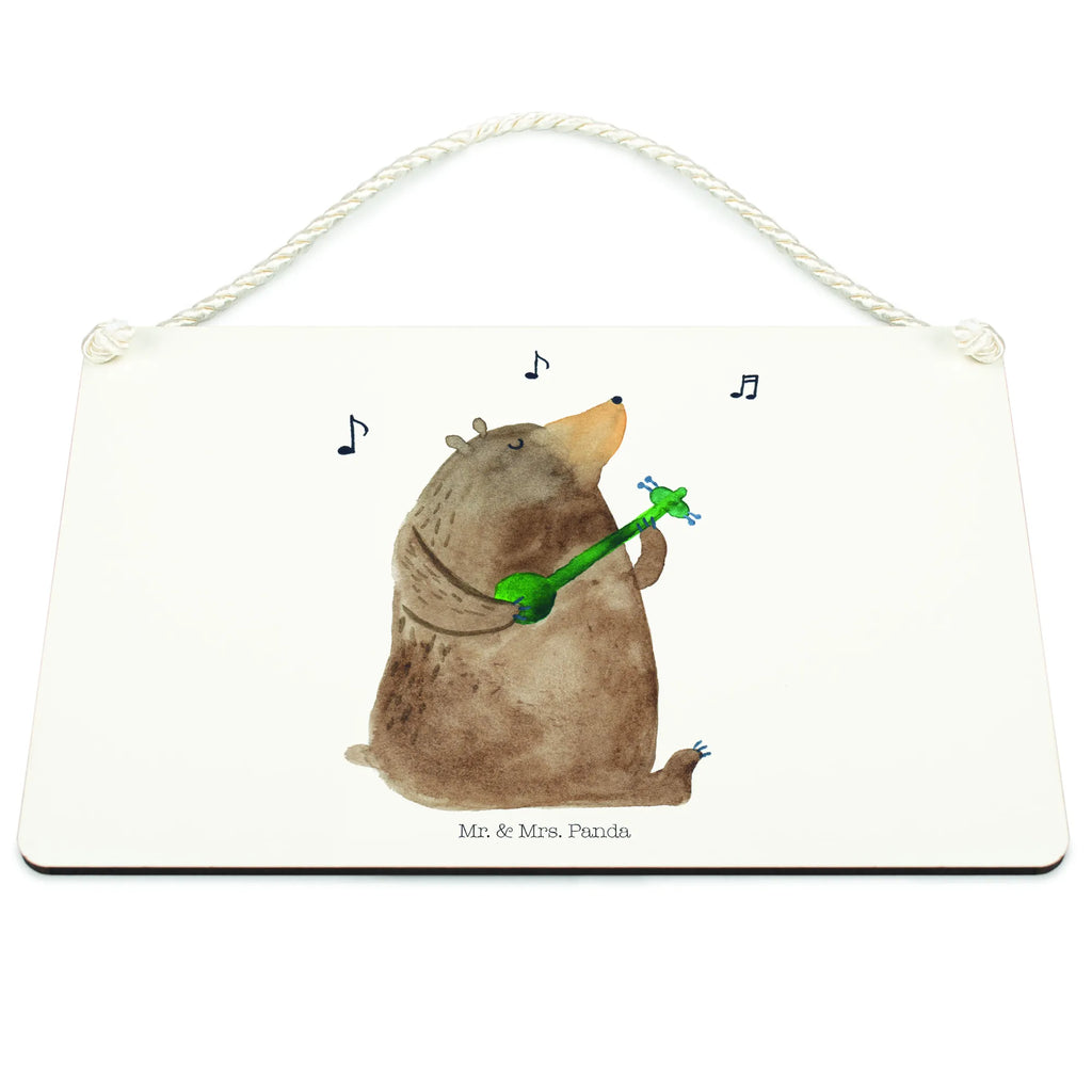 Dekoracyjny znak niedźwiedź Gitara Niedźwiedź, Miś, Pluszowy miś