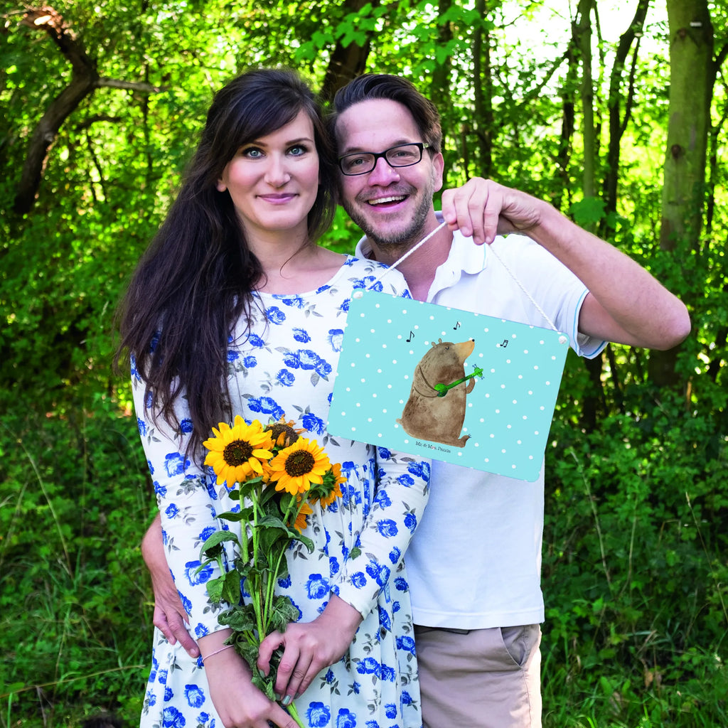 Dekoracyjny znak niedźwiedź Gitara Niedźwiedź, Miś, Pluszowy miś