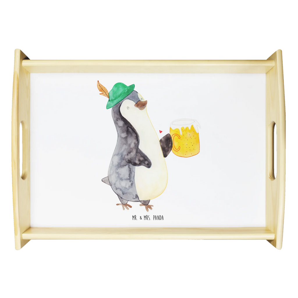 Serving tray Penguin Beer kitchen tray, wooden tray, tray, breakfast tray, serving tray, Penguin, North Pole, Winter, Penguins, beer, penguins, Oktoberfest