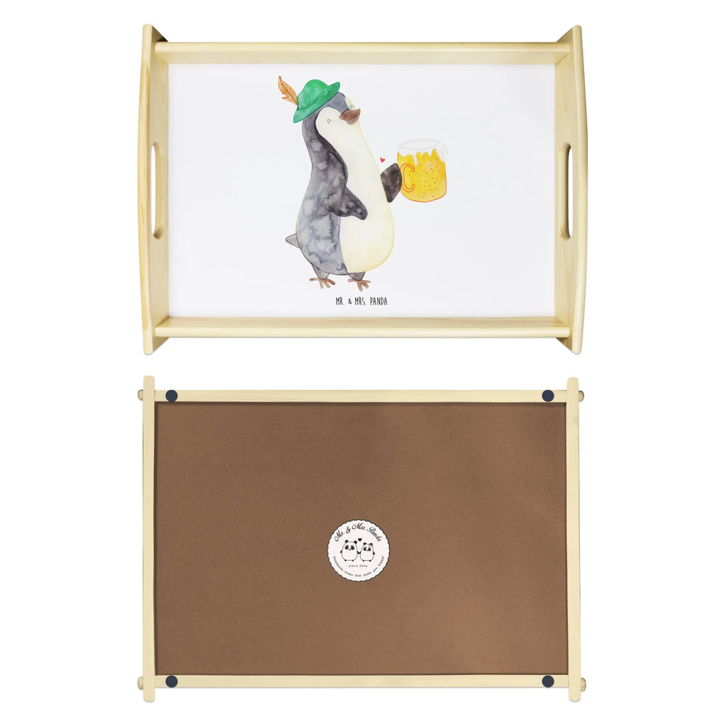Serving tray Penguin Beer kitchen tray, wooden tray, tray, breakfast tray, serving tray, Penguin, North Pole, Winter, Penguins, beer, penguins, Oktoberfest
