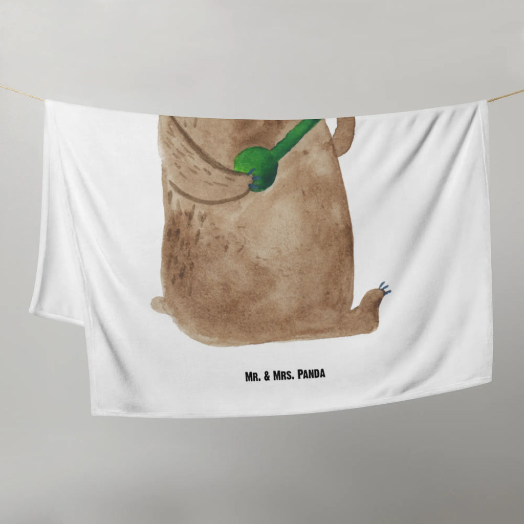 Kocyk dla niemowląt niedźwiedź Gitara Babydecke, Babygeschenk, Krabbeldecke, Babyecke Kuscheldecke, Geschenk Geburt, Bär, Teddy, Teddybär