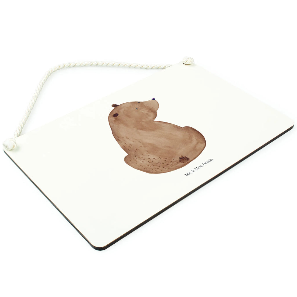 Deko Schild Bär Schulterblick Holztafel, Dekoschild, Spruchschild, hängeschild, Deko Wandtafel, Türschild Familie, sprüche schild, Deko Schild, Holzschild, wandhänger, Schild mit Spruch, Küchenschild, Schild, Badschild, dekotafel, Türschild, wandtafel, holzbild, Wandschild, dekoration schild, Motivschild, dekoschilder, Teddybär, Teddy, Bär, Bären, Weltansicht, Selbstachtung, Motivation, Weisheit, Bärenliebe