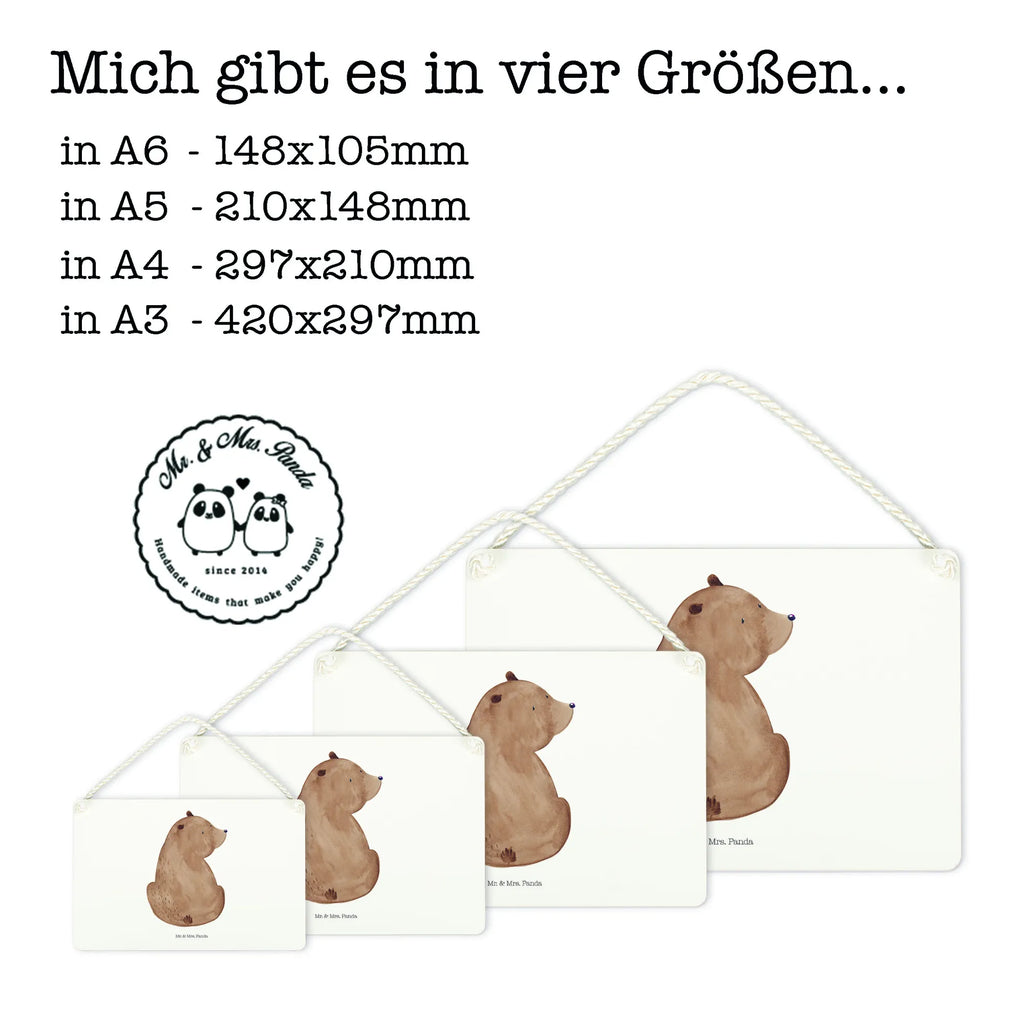 Deko Schild Bär Schulterblick Holztafel, Dekoschild, Spruchschild, hängeschild, Deko Wandtafel, Türschild Familie, sprüche schild, Deko Schild, Holzschild, wandhänger, Schild mit Spruch, Küchenschild, Schild, Badschild, dekotafel, Türschild, wandtafel, holzbild, Wandschild, dekoration schild, Motivschild, dekoschilder, Teddybär, Teddy, Bär, Bären, Weltansicht, Selbstachtung, Motivation, Weisheit, Bärenliebe