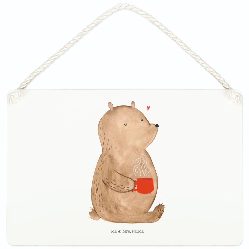Decorative sign bear Coffee Schild mit Spruch, sprüche schild, Holztafel, Türschild Familie, hängeschild, wandhänger, Dekoschild, Türschild, Schild, Wandschild, Deko Schild, dekoration schild, Badschild, holzbild, Deko Wandtafel, dekoschilder, Küchenschild, Holzschild, dekotafel, Motivschild, wandtafel, Spruchschild, Teddybär, Teddy, Bär, Coffee, Kaffee, Guten Morgen, Morgenroutine, Motivation, Bären, Welt Erobern, Welt Retten