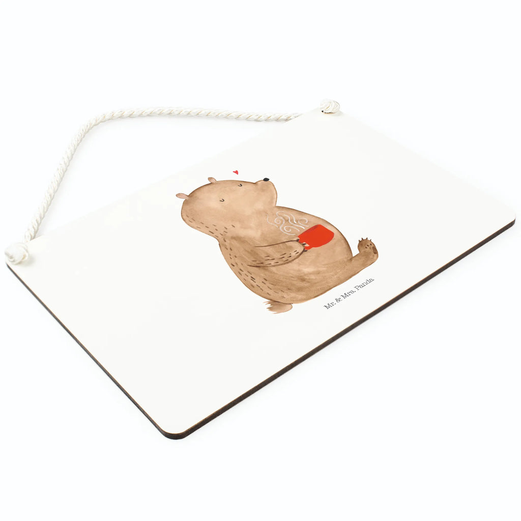 Decorative sign bear Coffee Schild mit Spruch, sprüche schild, Holztafel, Türschild Familie, hängeschild, wandhänger, Dekoschild, Türschild, Schild, Wandschild, Deko Schild, dekoration schild, Badschild, holzbild, Deko Wandtafel, dekoschilder, Küchenschild, Holzschild, dekotafel, Motivschild, wandtafel, Spruchschild, Teddybär, Teddy, Bär, Coffee, Kaffee, Guten Morgen, Morgenroutine, Motivation, Bären, Welt Erobern, Welt Retten