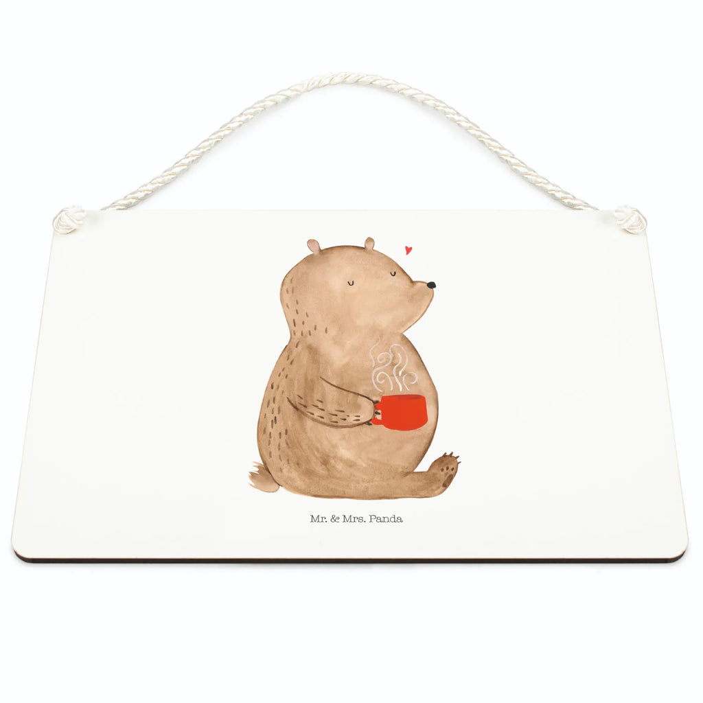 Decorative sign bear Coffee Schild mit Spruch, sprüche schild, Holztafel, Türschild Familie, hängeschild, wandhänger, Dekoschild, Türschild, Schild, Wandschild, Deko Schild, dekoration schild, Badschild, holzbild, Deko Wandtafel, dekoschilder, Küchenschild, Holzschild, dekotafel, Motivschild, wandtafel, Spruchschild, Teddybär, Teddy, Bär, Coffee, Kaffee, Guten Morgen, Morgenroutine, Motivation, Bären, Welt Erobern, Welt Retten
