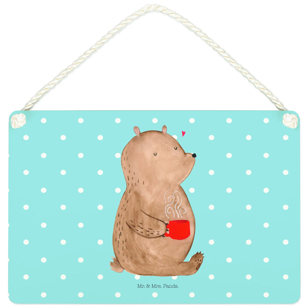 Decorative sign bear Coffee Schild mit Spruch, sprüche schild, Holztafel, Türschild Familie, hängeschild, wandhänger, Dekoschild, Türschild, Schild, Wandschild, Deko Schild, dekoration schild, Badschild, holzbild, Deko Wandtafel, dekoschilder, Küchenschild, Holzschild, dekotafel, Motivschild, wandtafel, Spruchschild, Teddybär, Teddy, Bär, Coffee, Kaffee, Guten Morgen, Morgenroutine, Motivation, Bären, Welt Erobern, Welt Retten