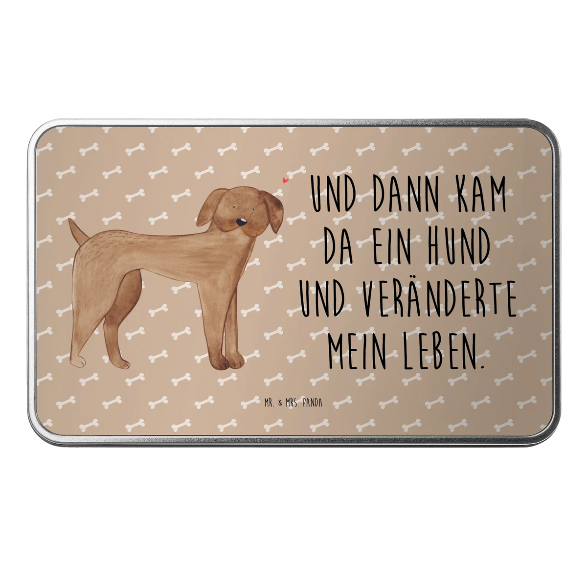 Metalldose Hund Dogge
