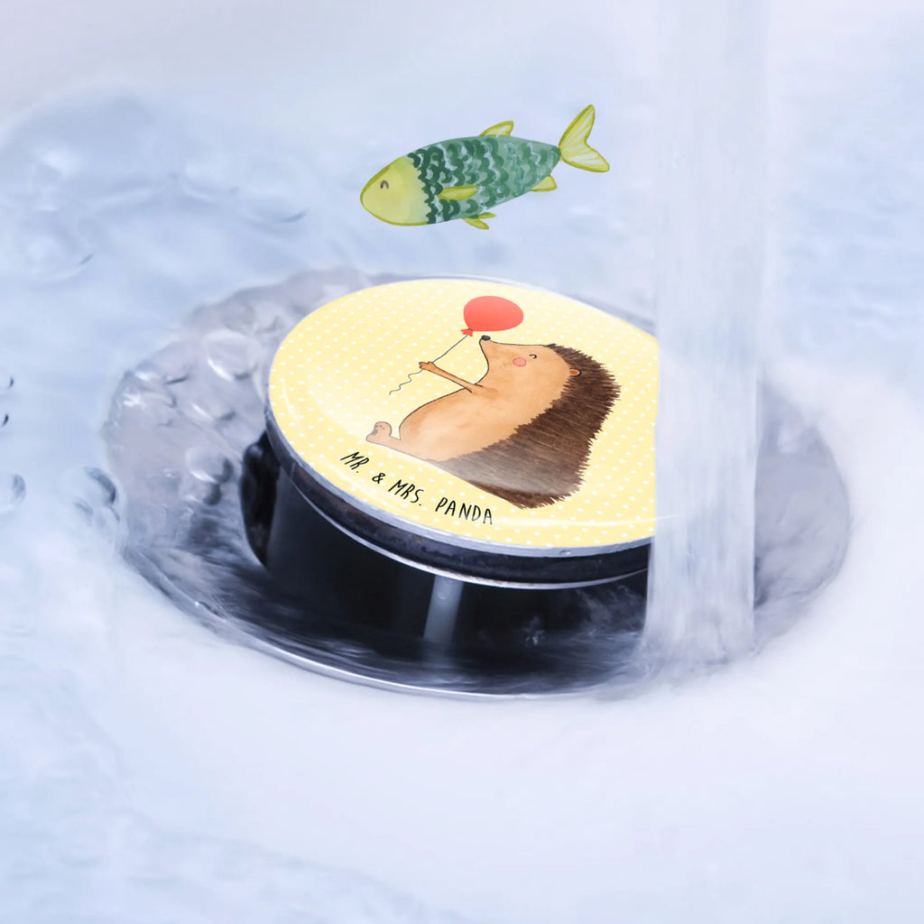 Sink plug Hedgehog balloon washbasin plugs, universal, stoppers, washbasin, Washbasin plugs, drain set, drain plugs, small animals, cute, funny, cute animal motives, hand drawn, small world, funny sayings, good mood, happy, gifts, gift ideas, special gifts, animal lover, card, Birthday Child, Balloon, Happy Birthday, hedgehog, Birthday