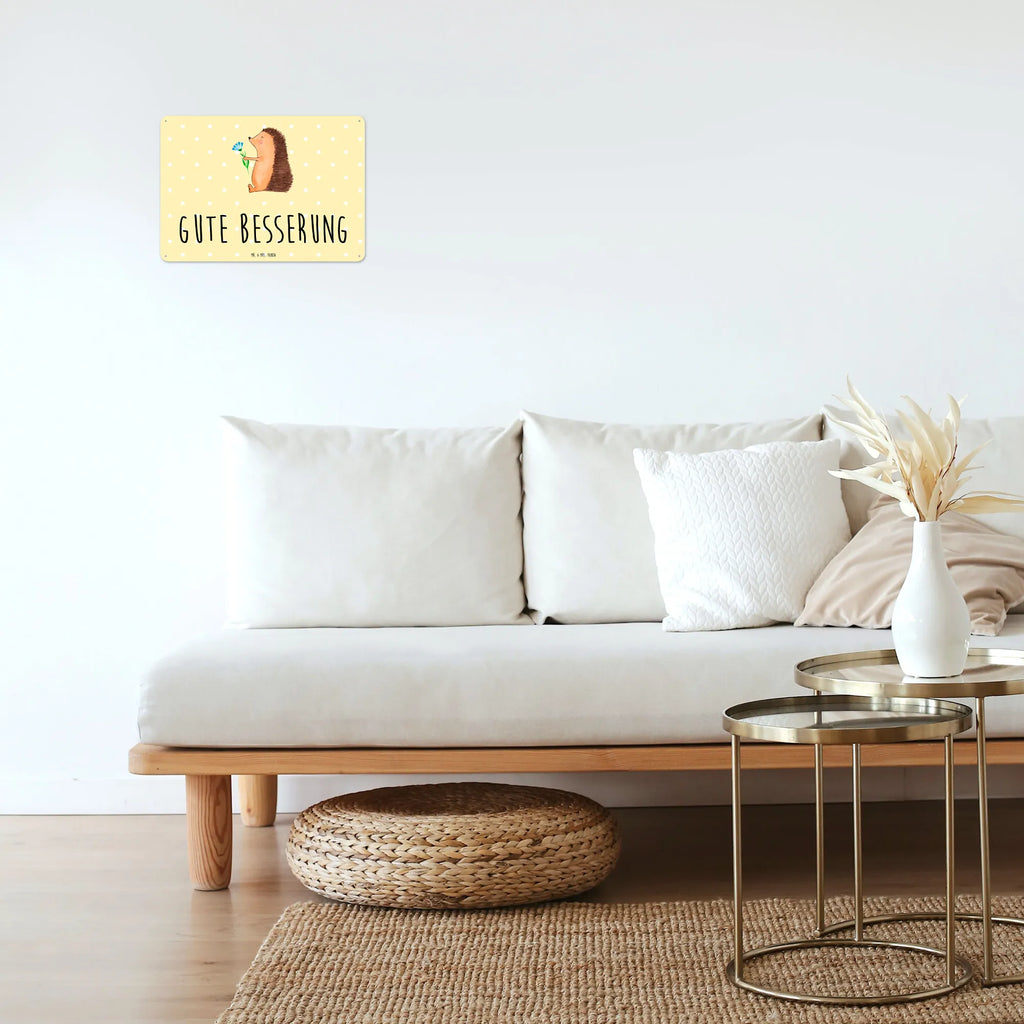 Blechschild Igel Blumen Blechschild, Blechschild Für Frauen, Blechschild Groß, Blechschild Für Männer, Wandschild Metall, Dekoschild Metall, Blechschild Zum Aufhängen, Blechschild Büro, Blechschild Küche, Türschild Metall, Tiere, Gute Laune, Tiermotive, Lustige Sprüche, Igel, Genesungswünsche, krank, Besuch, Gute Besserung, Krankenhaus, Krankheit