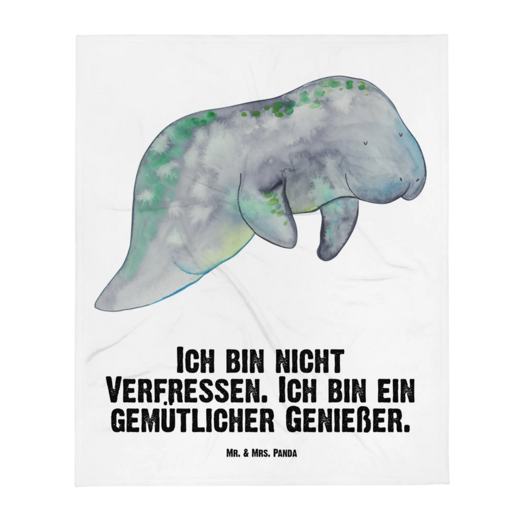 Kocyk dla niemowląt manat Relaks Krabbeldecke, Babygeschenk, Babyecke Kuscheldecke, Babydecke, Geschenk Geburt, Meerestiere, Meer, Urlaub, Diätwahn, Diät, Abnehmen, Seekuh, Süßigkeiten, Essen, Seekühe, Zucker