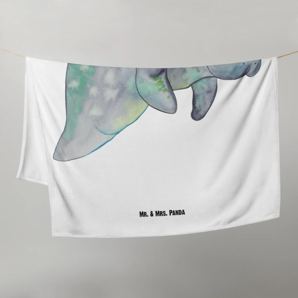 Kocyk dla niemowląt manat Relaks Krabbeldecke, Babygeschenk, Babyecke Kuscheldecke, Babydecke, Geschenk Geburt, Meerestiere, Meer, Urlaub, Diätwahn, Diät, Abnehmen, Seekuh, Süßigkeiten, Essen, Seekühe, Zucker