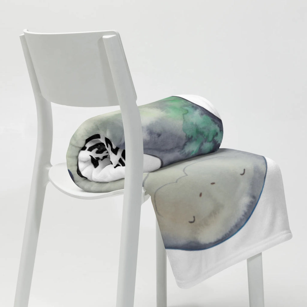 Kocyk dla niemowląt morska krowa Szczęśliwy Zwierzeta morskie, Morze, Wakacje