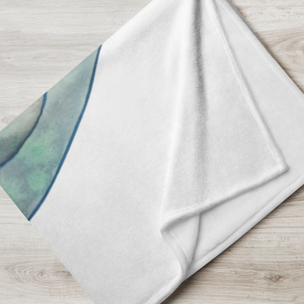 Kocyk dla niemowląt morska krowa Szczęśliwy Zwierzeta morskie, Morze, Wakacje