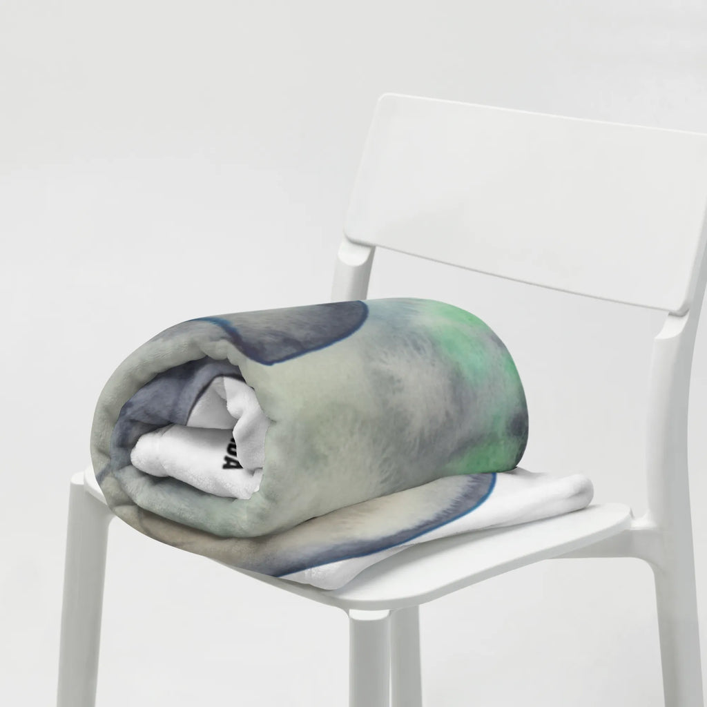 Kocyk dla niemowląt morska krowa Szczęśliwy Zwierzeta morskie, Morze, Wakacje