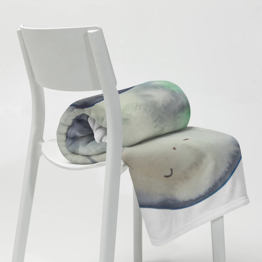 Kocyk dla niemowląt morska krowa Szczęśliwy Zwierzeta morskie, Morze, Wakacje