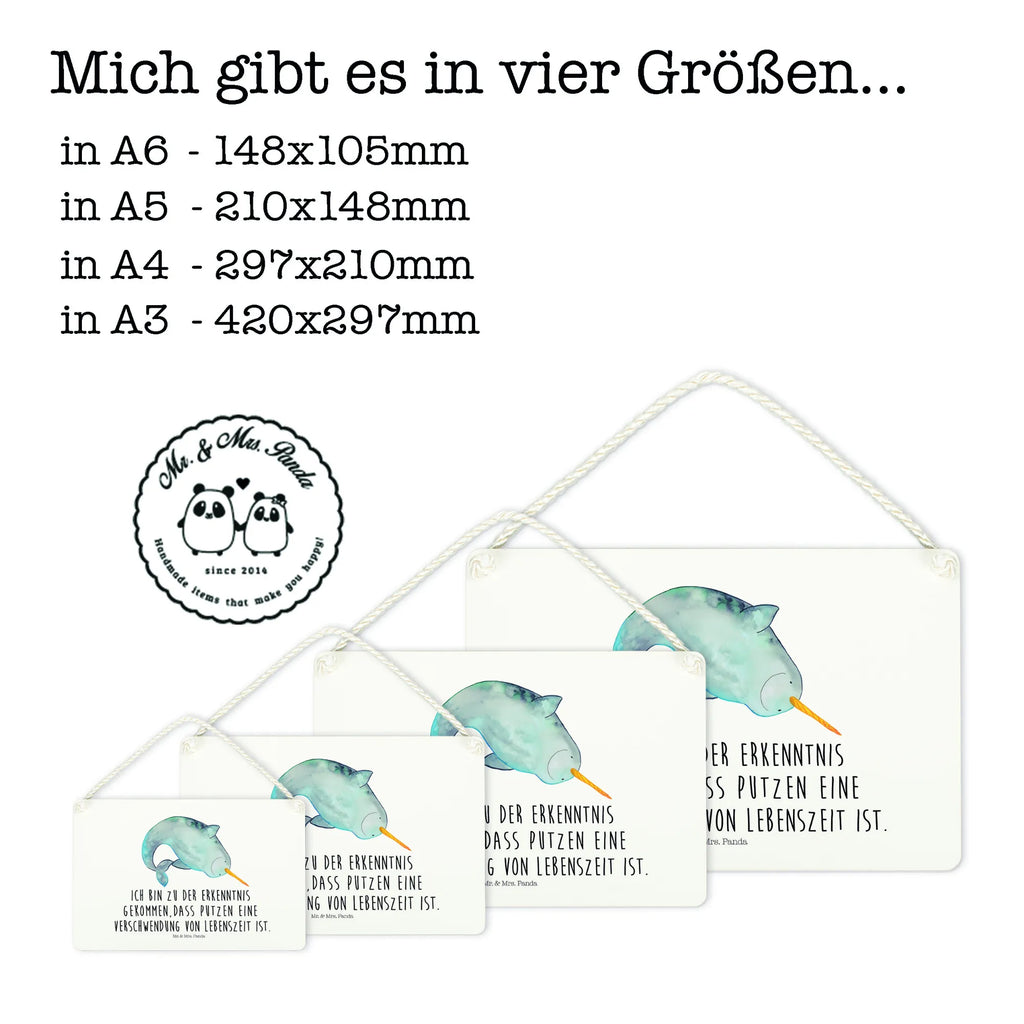 Deko Schild Narwal Spruchschild, holzbild, dekoration schild, Motivschild, wandtafel, dekoschilder, Deko Schild, Schild, Schild mit Spruch, Dekoschild, Türschild, Küchenschild, Holzschild, dekotafel, Holztafel, Badschild, hängeschild, sprüche schild, Deko Wandtafel, Wandschild, Türschild Familie, wandhänger, Meer, Meerestiere, Urlaub, Putzen, Kinderzimmer, Junggesellin, Narwal, Wal, Hausfrau, Aufräumen