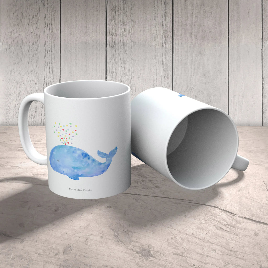 Kubek wieloryb konfetti Tasse, Kaffeetasse, Teetasse, Becher, Kaffeebecher, Teebecher, Keramiktasse, Porzellantasse, Büro Tasse, Geschenk Tasse, Tasse Sprüche, Tasse Motive, Kaffeetassen, Tasse bedrucken, Designer Tasse, Cappuccino Tassen, Schöne Teetassen, Meerestiere, Meer, Urlaub, Wal, Konfetti, Wale, Motivation, Neuanfang, Trennung, Diät, Abnehmen, Neustart, Lebensabschnitt, Geburtstag