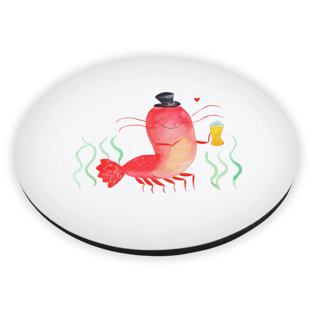 Okrągły magnes homar pszenica Zwierzeta morskie, Morze, Wakacje