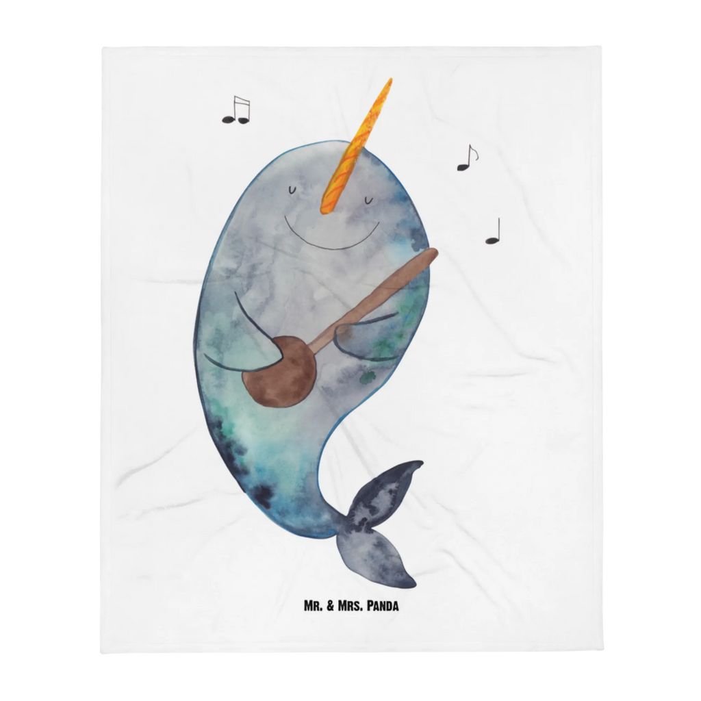 Kocyk dla niemowląt narwal Gitara Zwierzeta morskie, Morze, Wakacje