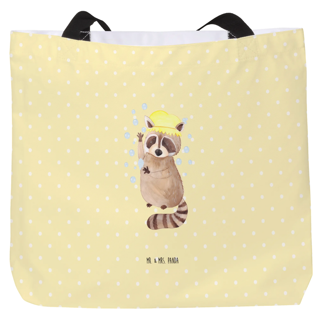 Shopper Waschbär Beutel, Tragebeutel, Shopper, Strandtasche, Alltagstasche, Schulbeutel, Einkaufstasche, Einkaufsbeutel, Schultasche, Tasche, Freizeittasche, Tiermotive, Gute Laune, lustige Sprüche, Tiere, Plan, Waschbär, waschen, Seifenblasen, Tagträumen, Fröhlich