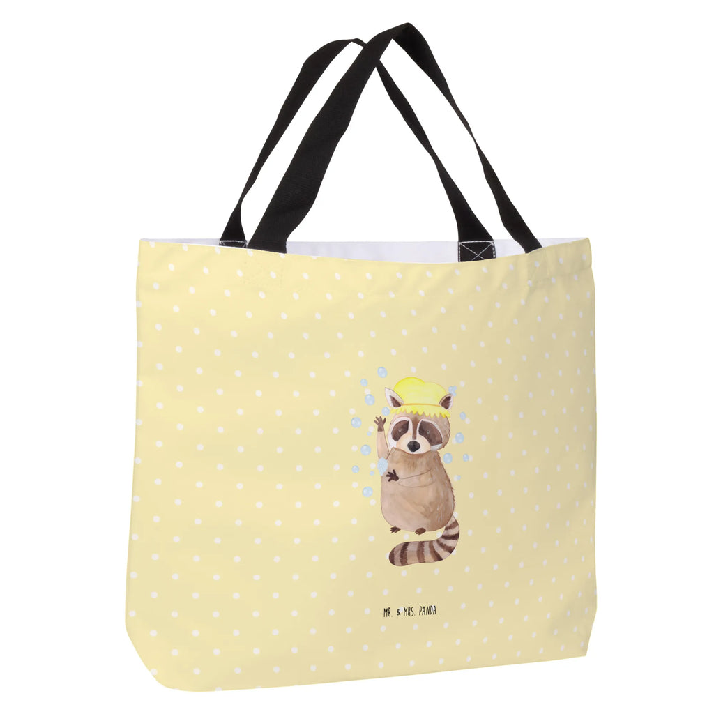 Shopper Waschbär Beutel, Tragebeutel, Shopper, Strandtasche, Alltagstasche, Schulbeutel, Einkaufstasche, Einkaufsbeutel, Schultasche, Tasche, Freizeittasche, Tiermotive, Gute Laune, lustige Sprüche, Tiere, Plan, Waschbär, waschen, Seifenblasen, Tagträumen, Fröhlich