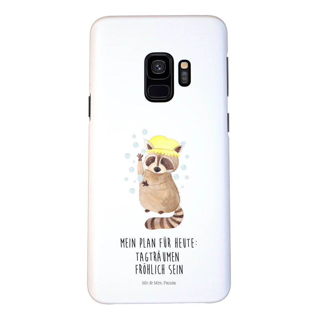 Handyhülle Waschbär Handy, Handyhülle, Iphone X, Handy Case, Iphone 10, Handycover, Hülle, Cover, Lustige Sprüche, Tiermotive, Tiere, Gute Laune, Seifenblasen, Fröhlich, Waschbär, Waschen, Tagträumen, Plan