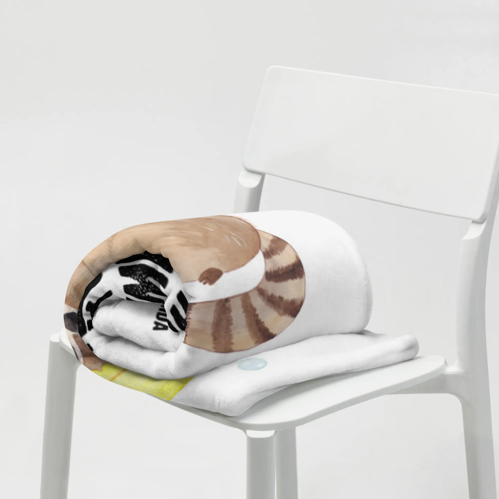 Kocyk dla niemowląt Szop pracz Motywy zwierzęce, dobra energia, zabawne powiedzonka, zwierzęta