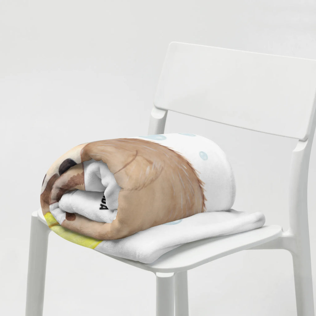 Kocyk dla niemowląt Szop pracz Motywy zwierzęce, dobra energia, zabawne powiedzonka, zwierzęta