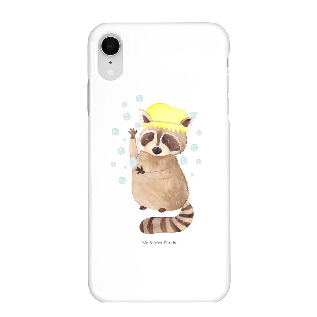 Handyhülle Waschbär Handy, Handyhülle, Iphone X, Handy Case, Iphone 10, Handycover, Hülle, Cover, Lustige Sprüche, Tiermotive, Tiere, Gute Laune, Seifenblasen, Fröhlich, Waschbär, Waschen, Tagträumen, Plan